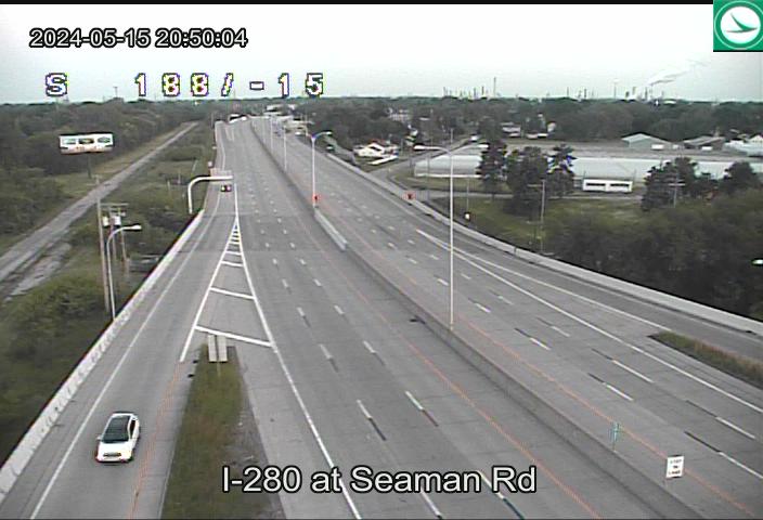 Traffic Cam I-280 at Seaman Rd