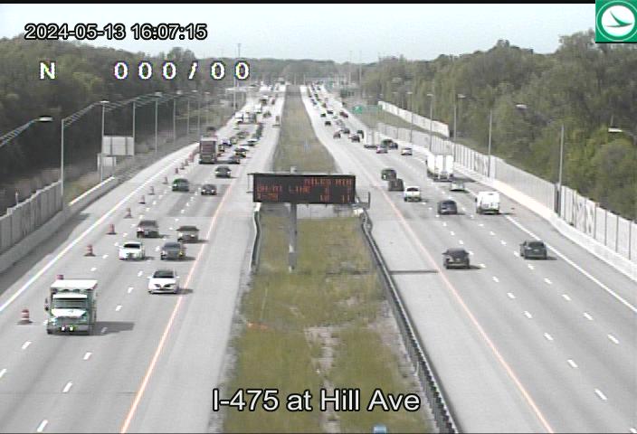 Traffic Cam I-475 at Hill Ave