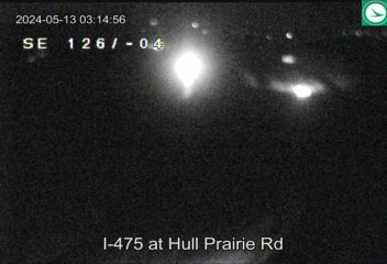 Traffic Cam I-475 at Hull Prairie Rd