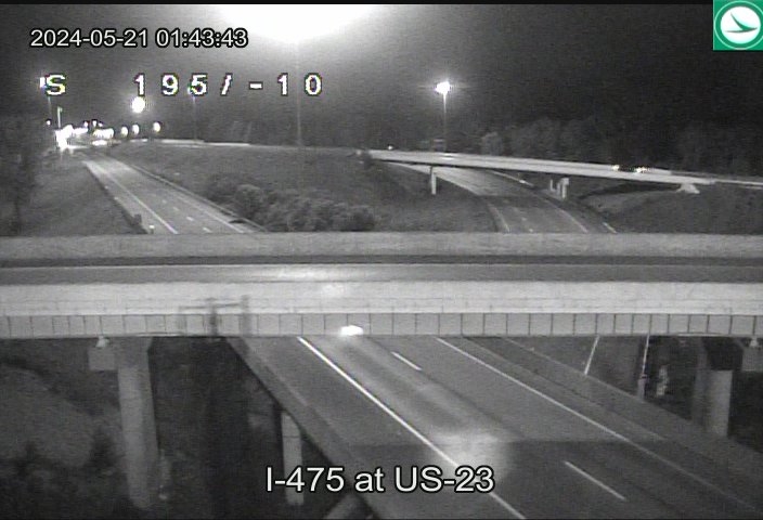 Traffic Cam I-475 at US-23 Split