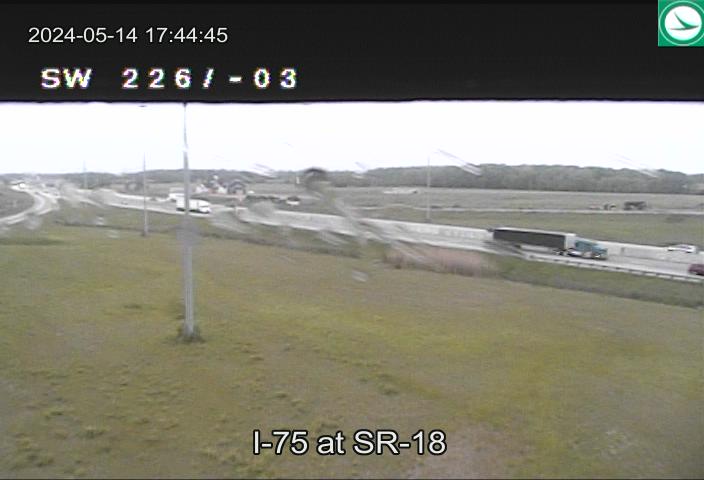 Traffic Cam I-75 at SR-18