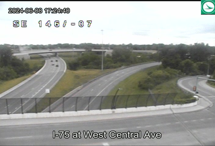 Traffic Cam I-75 at West Central Ave