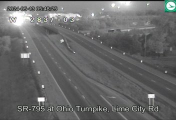Traffic Cam SR-795 at Ohio Turnpike, Lime City Rd