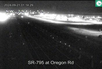 Traffic Cam SR-795 at Oregon Rd