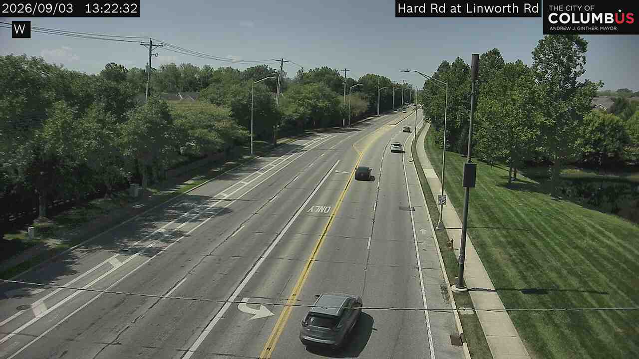 (City of Columbus) Hard Rd at Linworth Rd and Sefton Park Dr