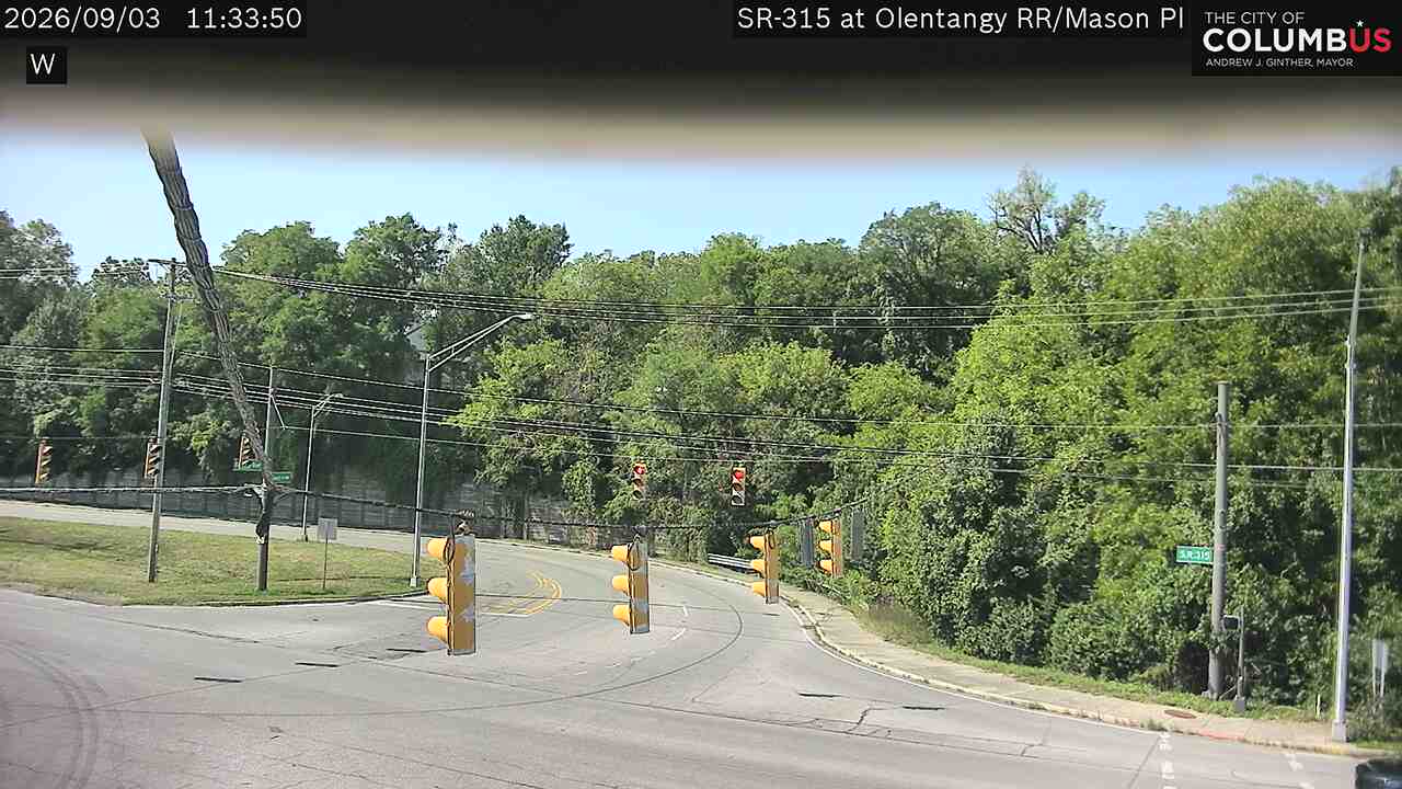 (City of Columbus) Olentangy River Rd at Mason Pl and SR-315