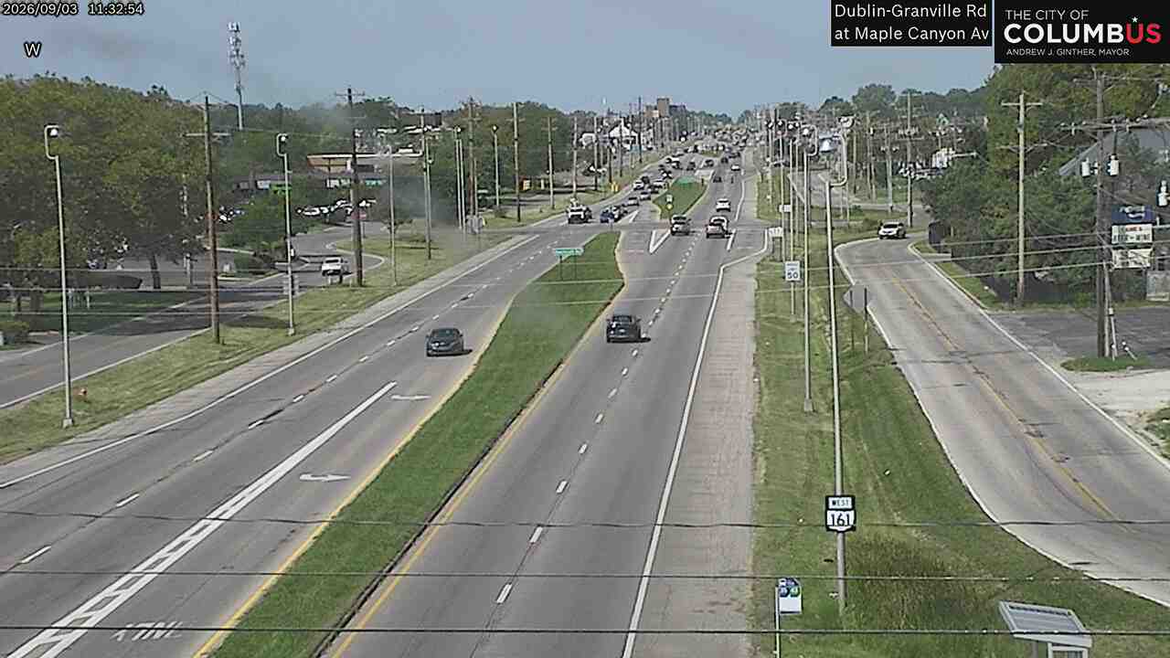(City of Columbus) Dublin Granville Rd at Maple Canyon Ave