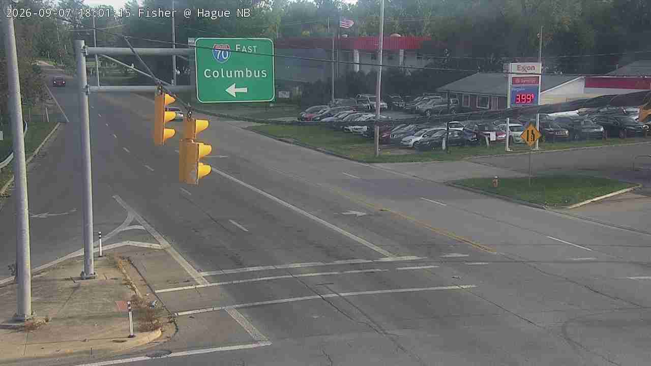 (Franklin County) Fisher Rd at Hague Ave, 12 road camera